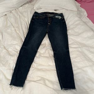 Judy Blue dark wash size 15 skinny jeans with button fly